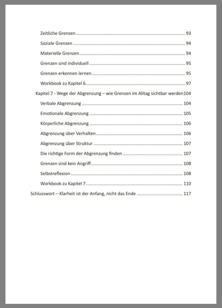 Inhaltsverzeichnis E-Book: Warum kann ich nicht Nein sagen?