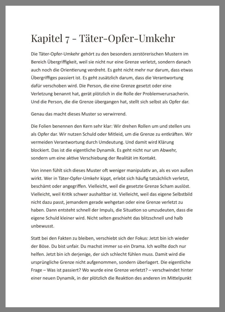 Leseprobe E-Book: Grenzen setzen und Nein sagen lernen bei Grenzverletzungen