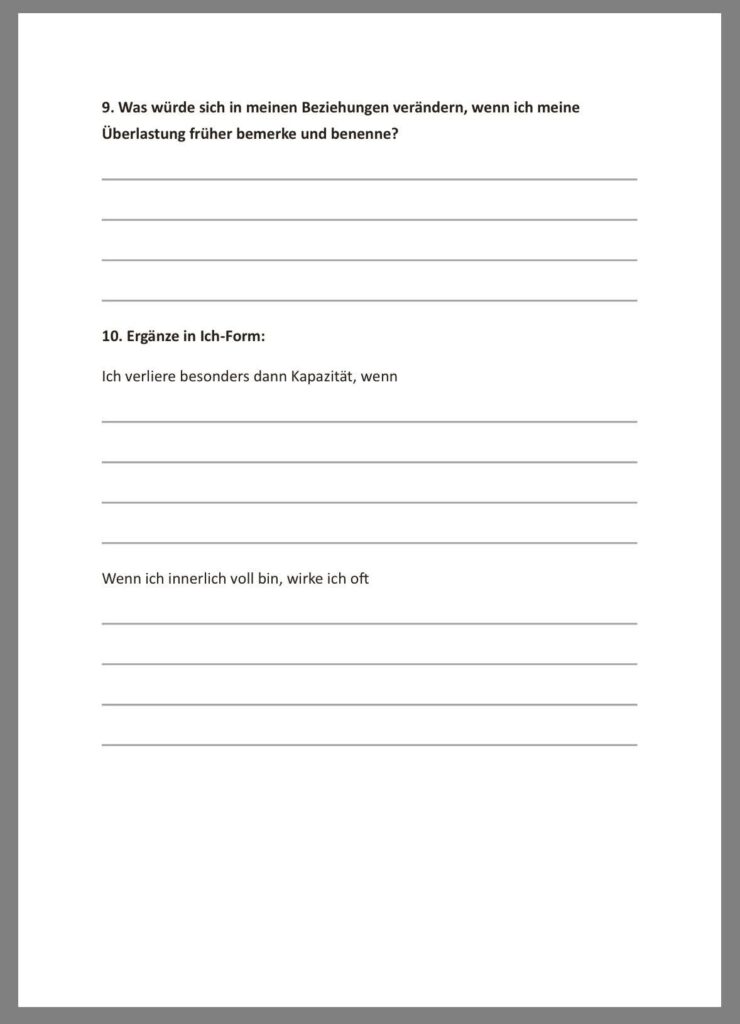 Workbook E-Book: Grenzen setzen und Nein sagen lernen