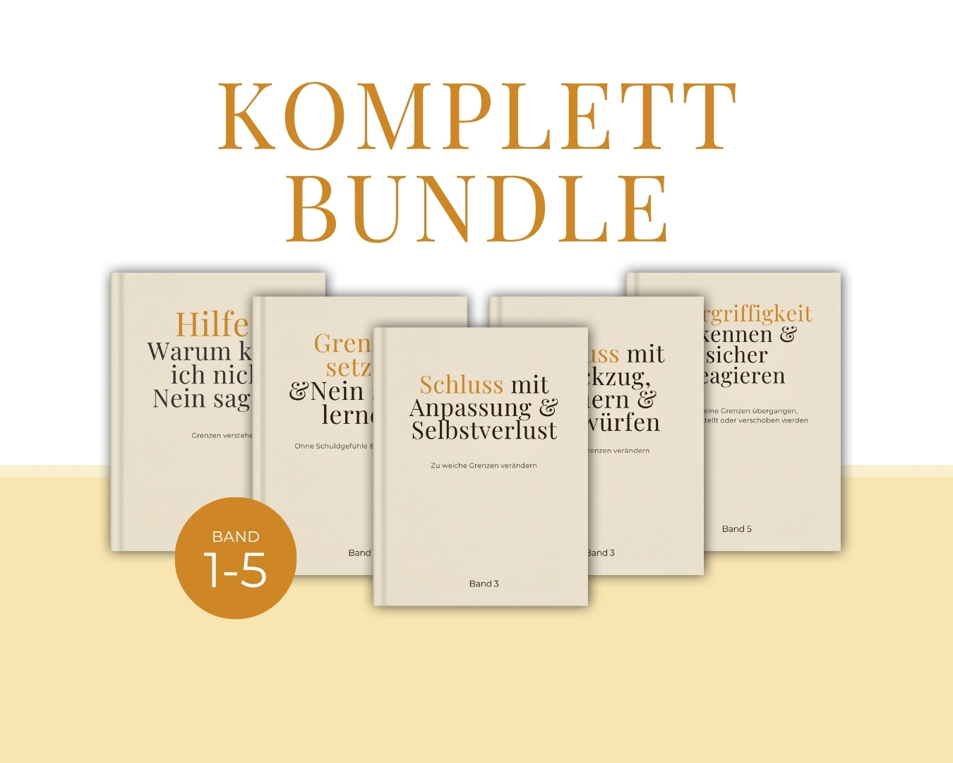 Grenzen setzen lernen & Nein sagen lernen in Beziehungen Komplett Bundle