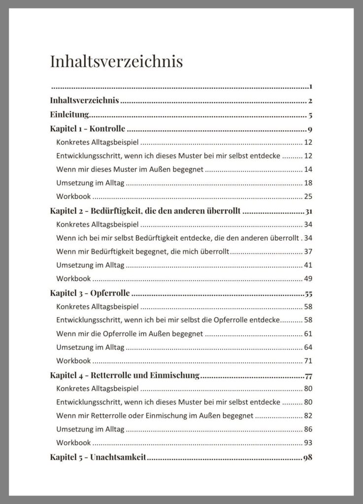 E-Book Grenzverletzungen erkennen Inhaltsverzeichnis