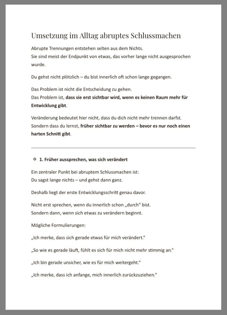 Leseprobe E-Book Grenzen setzen und Nein sagen lernen in Beziehungen bei Rückzug, Mauern und Vorwürfen