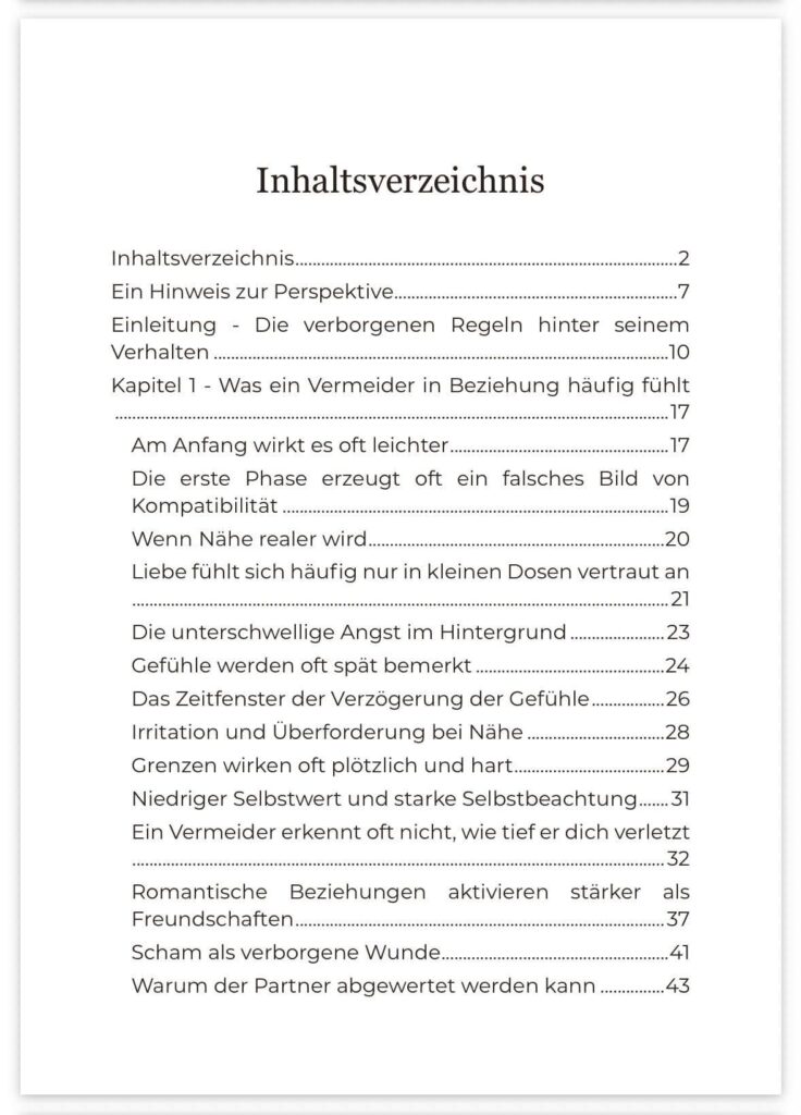 Inhaltsverzeichnis